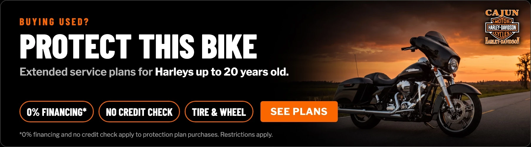 Extended service plans for used Harleys