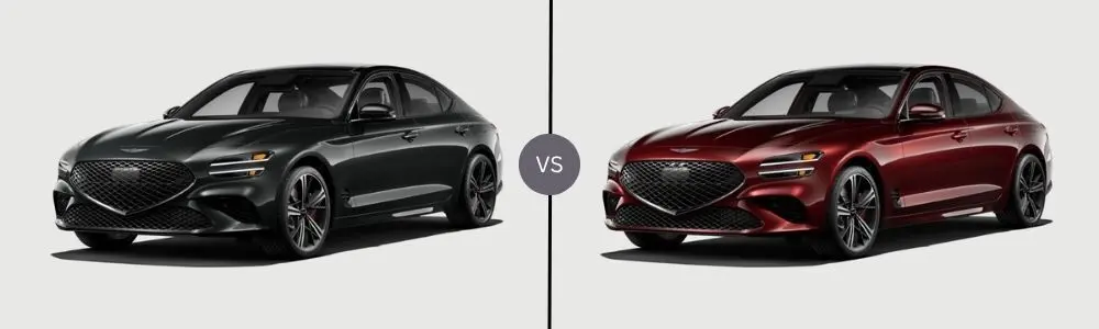 Compare 2025 Genesis G70 2.5T Sport Prestige vs. 2025 Genesis G70 3.5T Sport Prestige