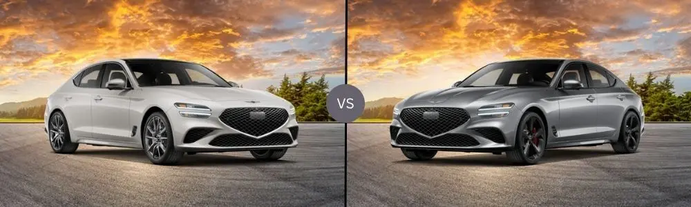 Compare 2026 Genesis G70 2.5T Prestige vs. 2026 Genesis G70 3.3T Sport Prestige