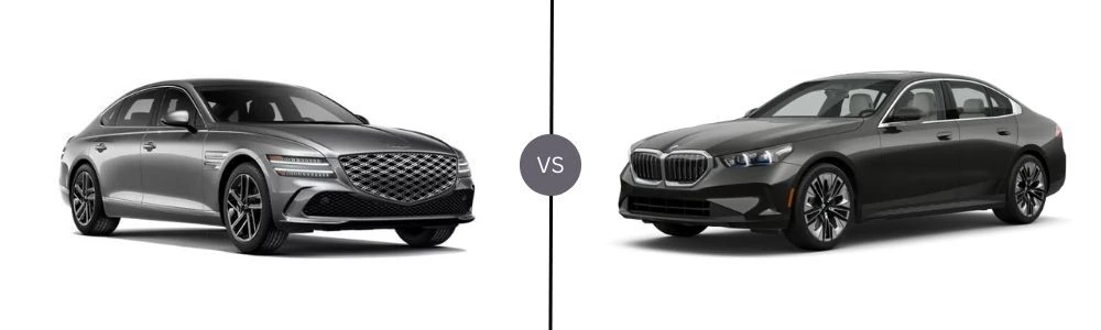 Compare the 2026 Genesis G80 vs. 2026 BMW 5 Series