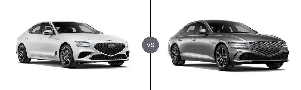 Compare 2026 Genesis G70 vs. 2026 Genesis G80