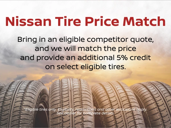 Nissan Tire Advantage Offer