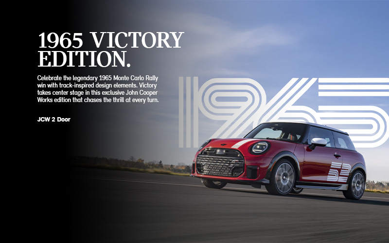 Front and side profile of 2026 JCW 2 Door