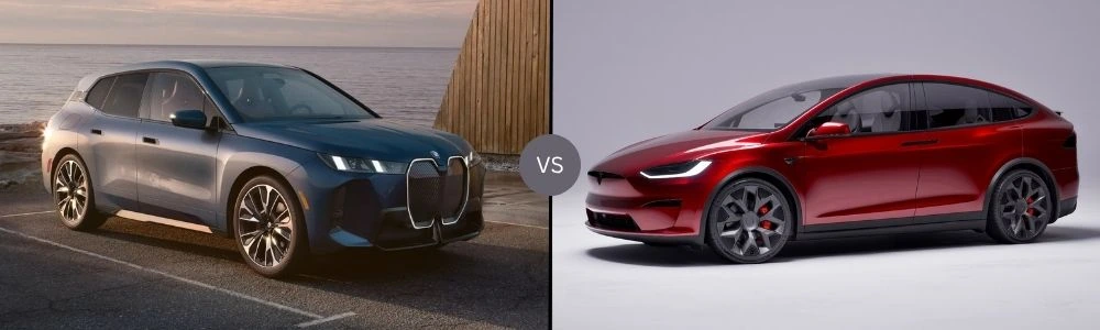 Compare the BMW iX vs. Tesla Model X