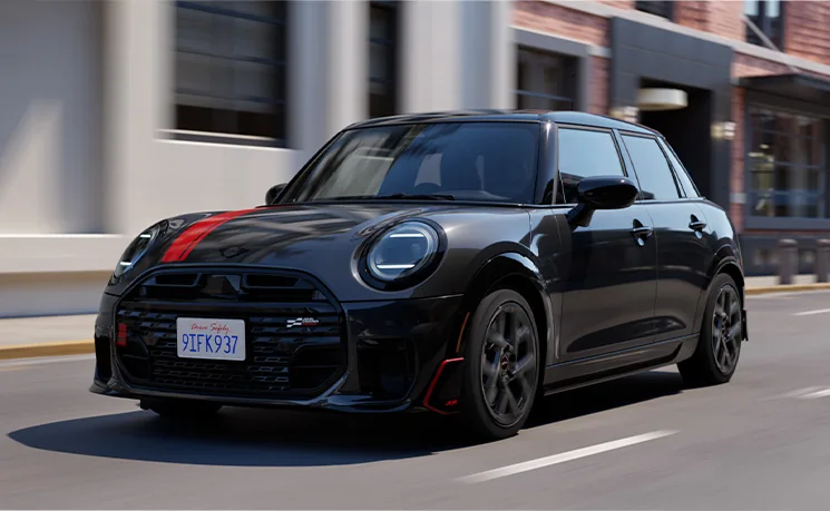 Front and side profile of 2026 Cooper S 4 Door.
