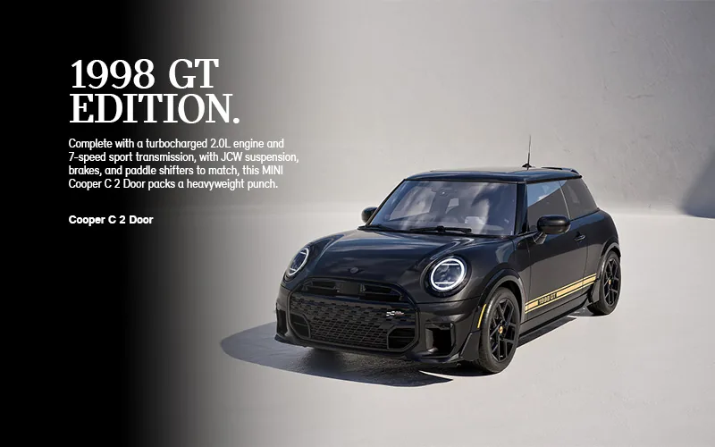 1998 GT Edition. Black Cooper C 2 Door.