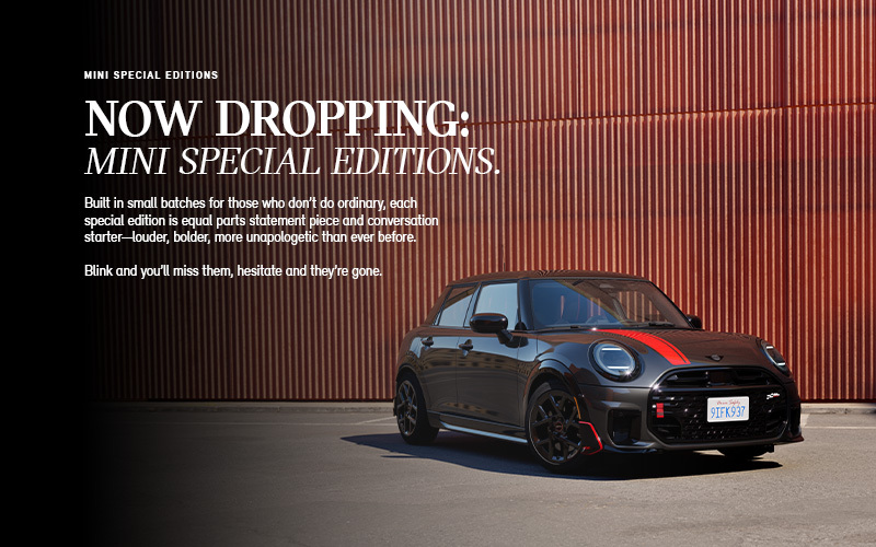 Front and side profile of 2026 Cooper S 4 Door