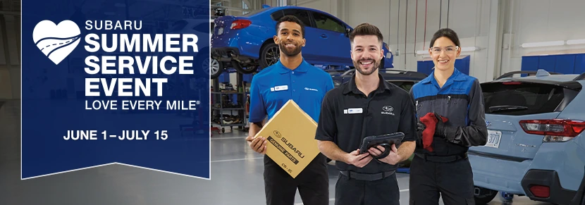 Summer Service Event. Special savings through July 15th.