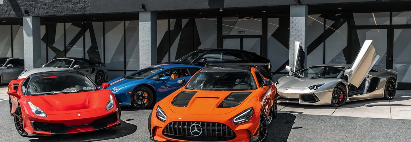 Exotic car background