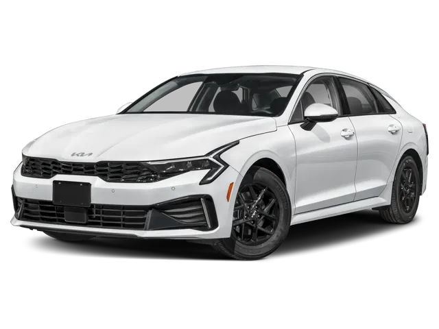 2026 Kia K5, gray exterior, three-quarter front view