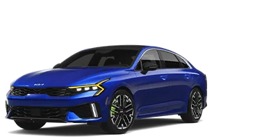 White 2026 Kia K5 sedan in front three-quarter studio view