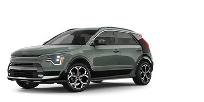 White 2026 Kia Niro Hybrid crossover in front three-quarter studio view