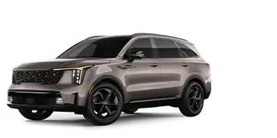 White 2026 Kia Sorento Plug-in Hybrid SUV in front three-quarter studio view