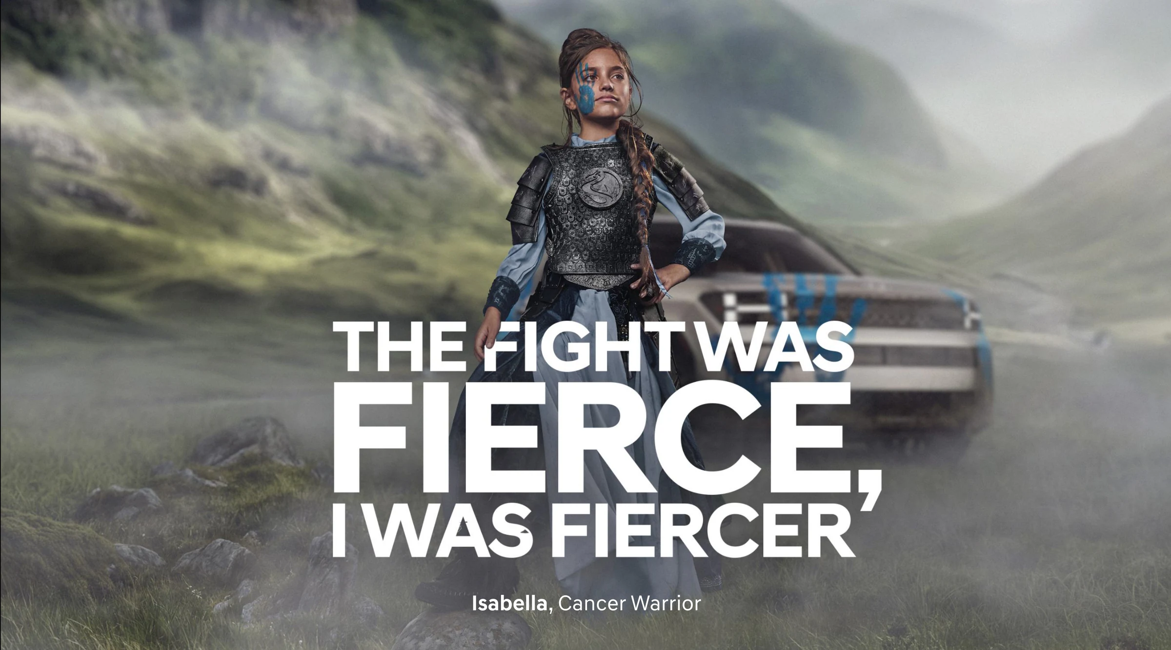 Isabella, Cancer Warrior. The fight was fierce, I was fiercer.