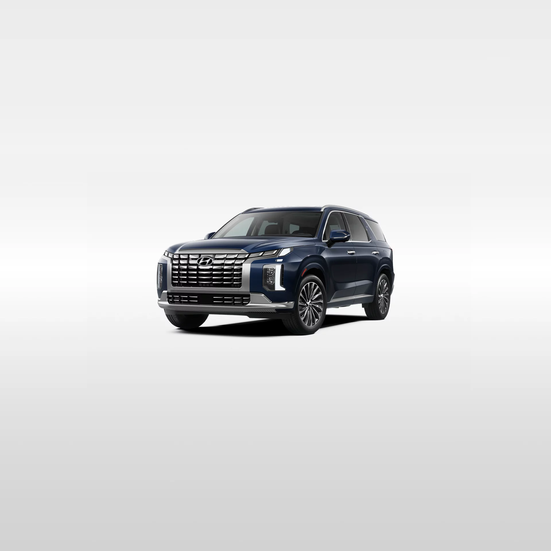 Dark blue Hyundai Palisade studio photo